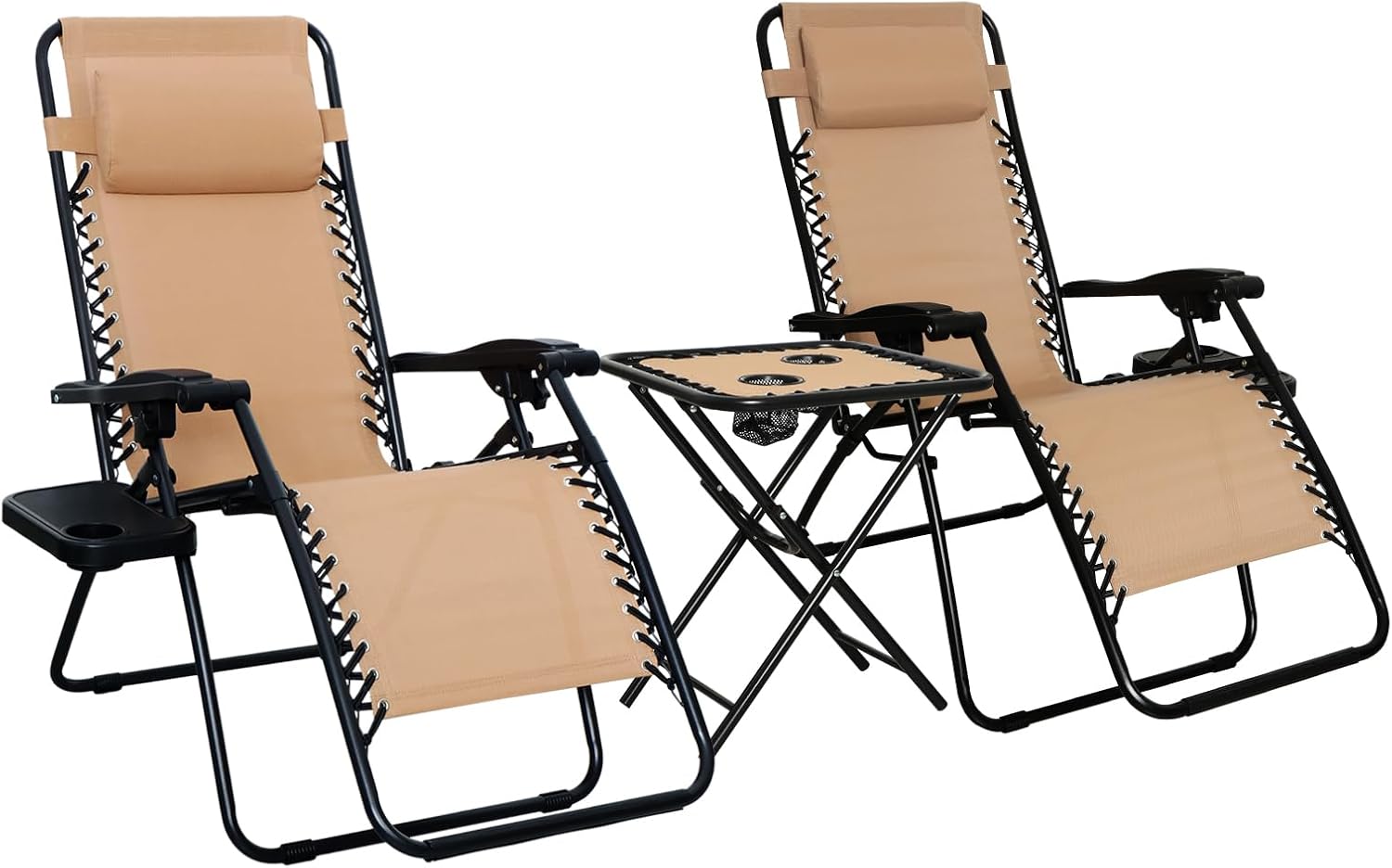 2-Pack Zero Gravity Outdoor Lounge Chair