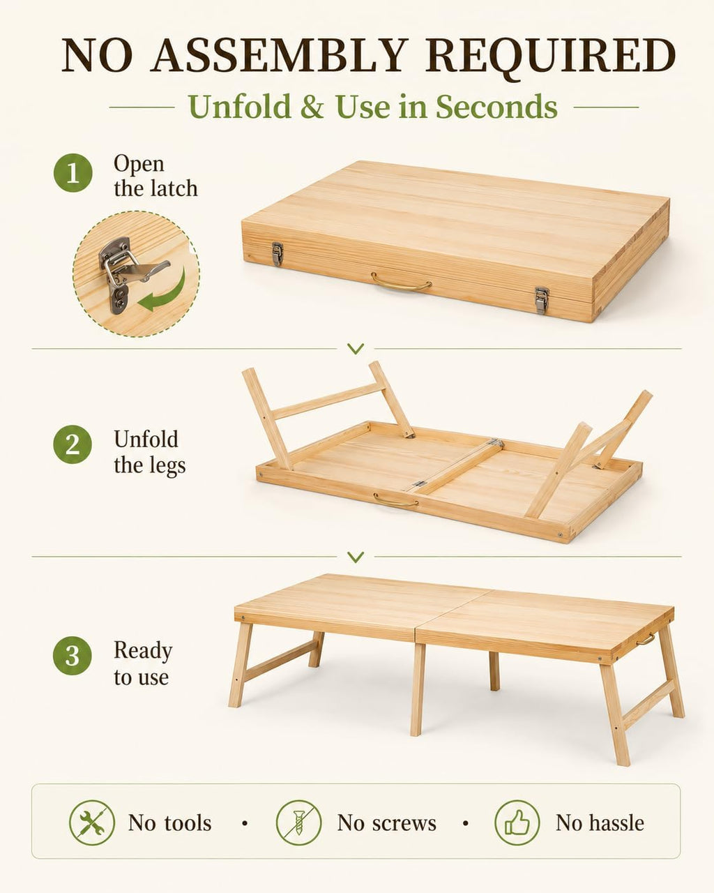 Foldable Wooden Portable Outdoor Picnic Table