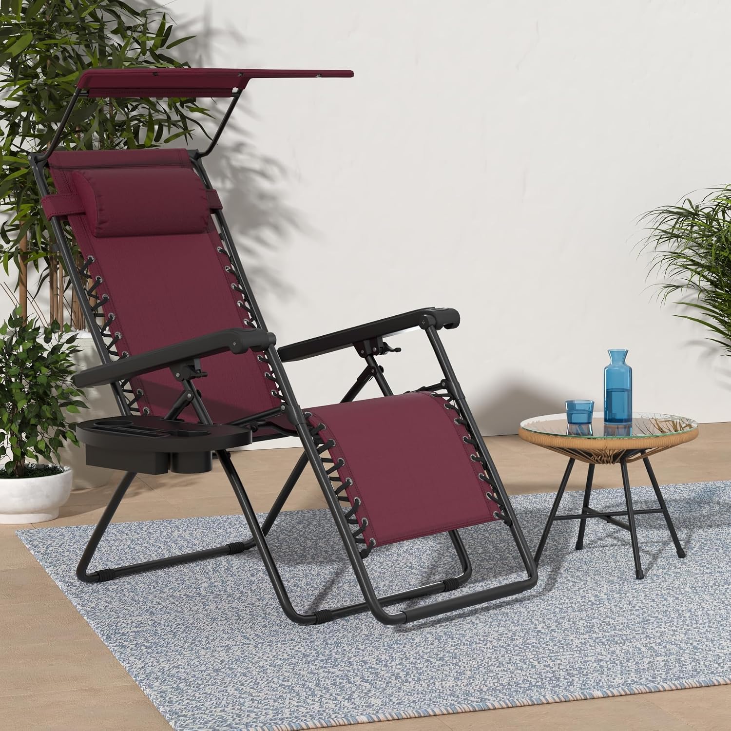 Zero Gravity Lounge Chair Canopy