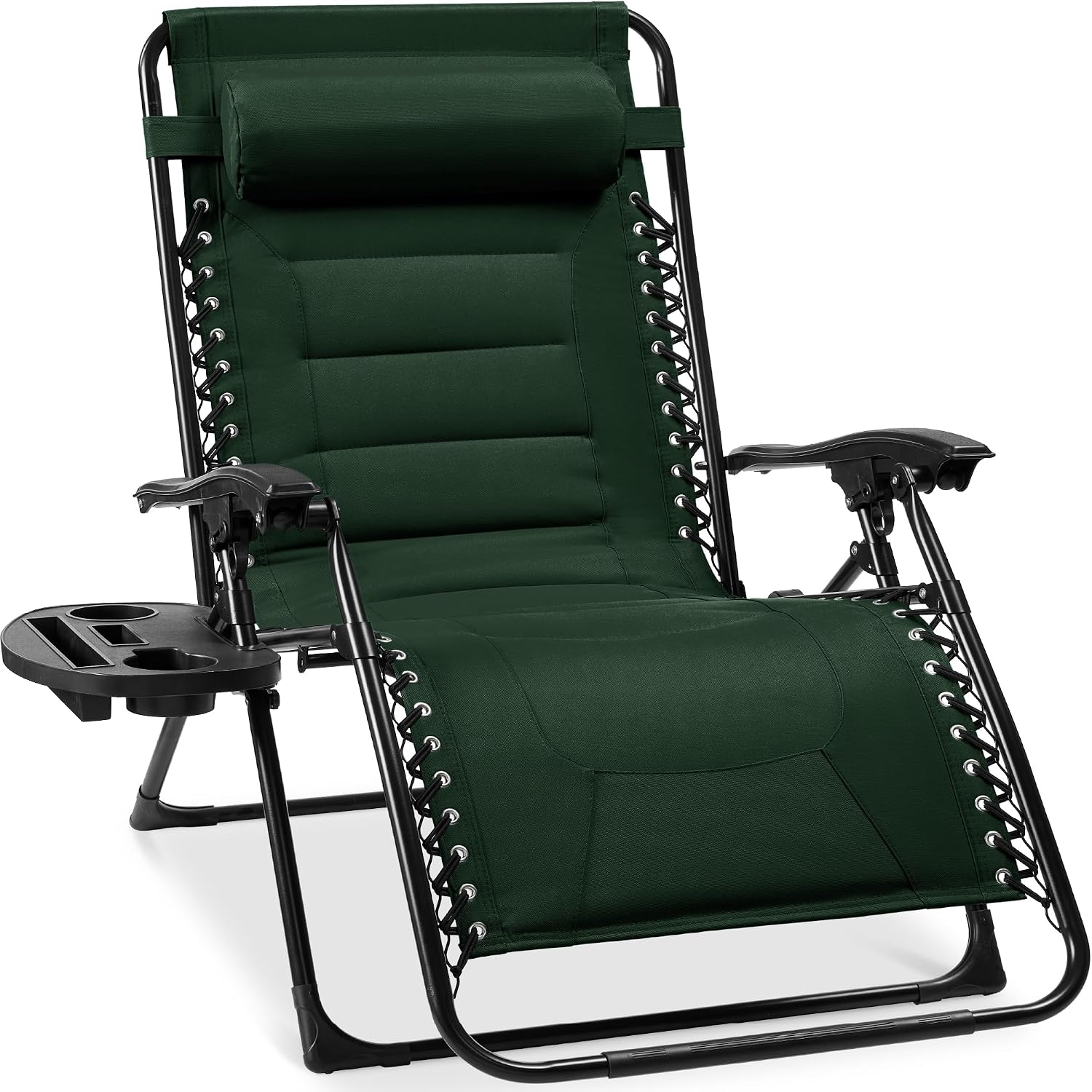 XL Padded Zero Gravity Outdoor Lounge Chair